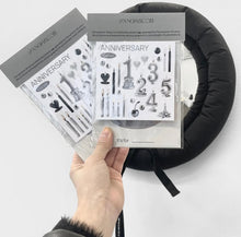 Load image into Gallery viewer, Silver Cake Postcard & Sticker Set