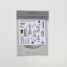 Load image into Gallery viewer, Silver Cake Postcard & Sticker Set