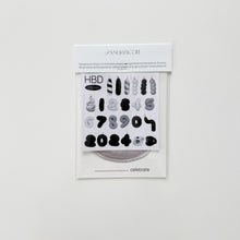 Load image into Gallery viewer, HBD Postcard & Sticker Set