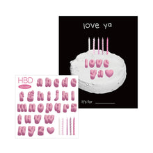 Load image into Gallery viewer, Love Postcard & Sticker Set