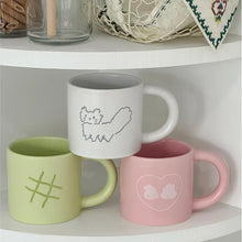 Load image into Gallery viewer, Chubby Mug - LOVE BUNNY