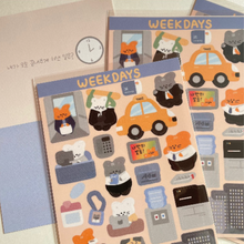 Load image into Gallery viewer, WEEKDAYS STICKER