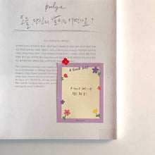 Load image into Gallery viewer, 'A Good Day' Flower Memo Pad