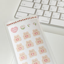 Load image into Gallery viewer, Cosy Room Number Seal Sticker