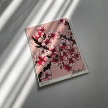 Load image into Gallery viewer, A5 Flower Poster - Cherry Blossom