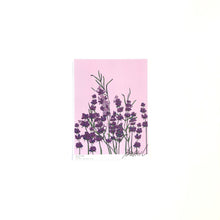 Load image into Gallery viewer, A5 Flower Poster - Lavender