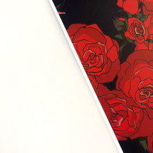 Load image into Gallery viewer, A5 Flower Poster - Santana Rose (NAVY)