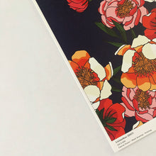 Load image into Gallery viewer, A5 Flower Poster - Lisianthus (NAVY)