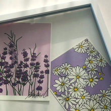 Load image into Gallery viewer, A5 Flower Poster - Lavender