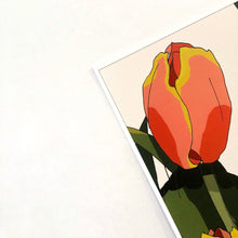 Load image into Gallery viewer, A5 Flower Poster - Mango Tulip