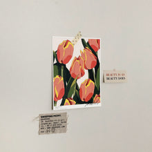 Load image into Gallery viewer, A5 Flower Poster - Mango Tulip