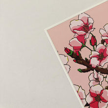 Load image into Gallery viewer, A5 Flower Poster - Cherry Blossom