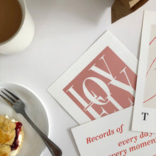 Load image into Gallery viewer, Lovely Postcard (Coral)