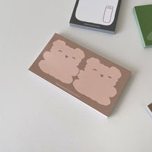 Load image into Gallery viewer, Bear Friends Mini Memo Pad