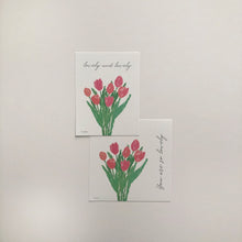 Load image into Gallery viewer, Flower Postcard Set (Tulip)