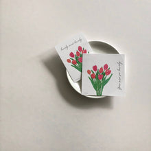 Load image into Gallery viewer, Flower Postcard Set (Tulip)