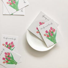 Load image into Gallery viewer, Flower Postcard Set (Tulip)