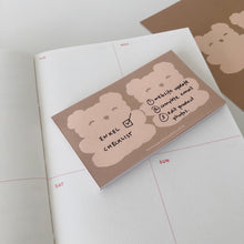 Load image into Gallery viewer, Bear Friends Mini Memo Pad