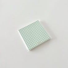 Load image into Gallery viewer, Gingham Memo Pad - MINT