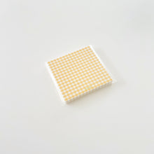 Load image into Gallery viewer, Gingham Memo Pad - ORANGE