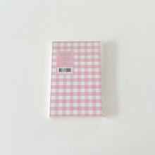 Load image into Gallery viewer, Groovy Days Diary - GINGHAM PINK