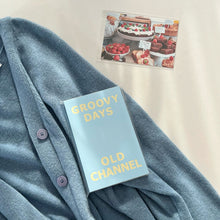 Load image into Gallery viewer, Groovy Days Diary - COTTON BLUE