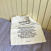 Load image into Gallery viewer, 'How Long Will I Love You' Eco Bag