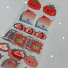Load image into Gallery viewer, Tomato Epoxy Seal Sticker
