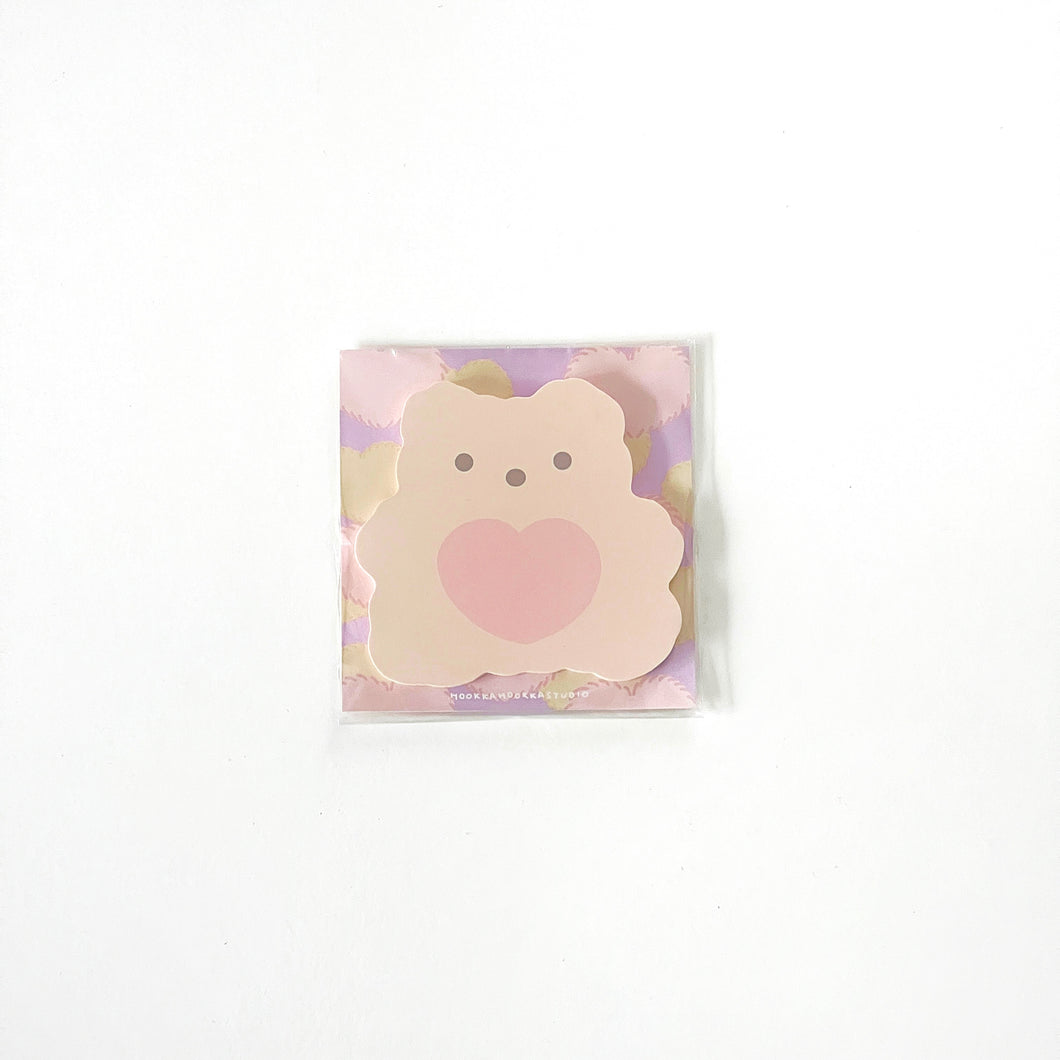 *RESTOCK* Cosy Bear Sticky Memo Pad