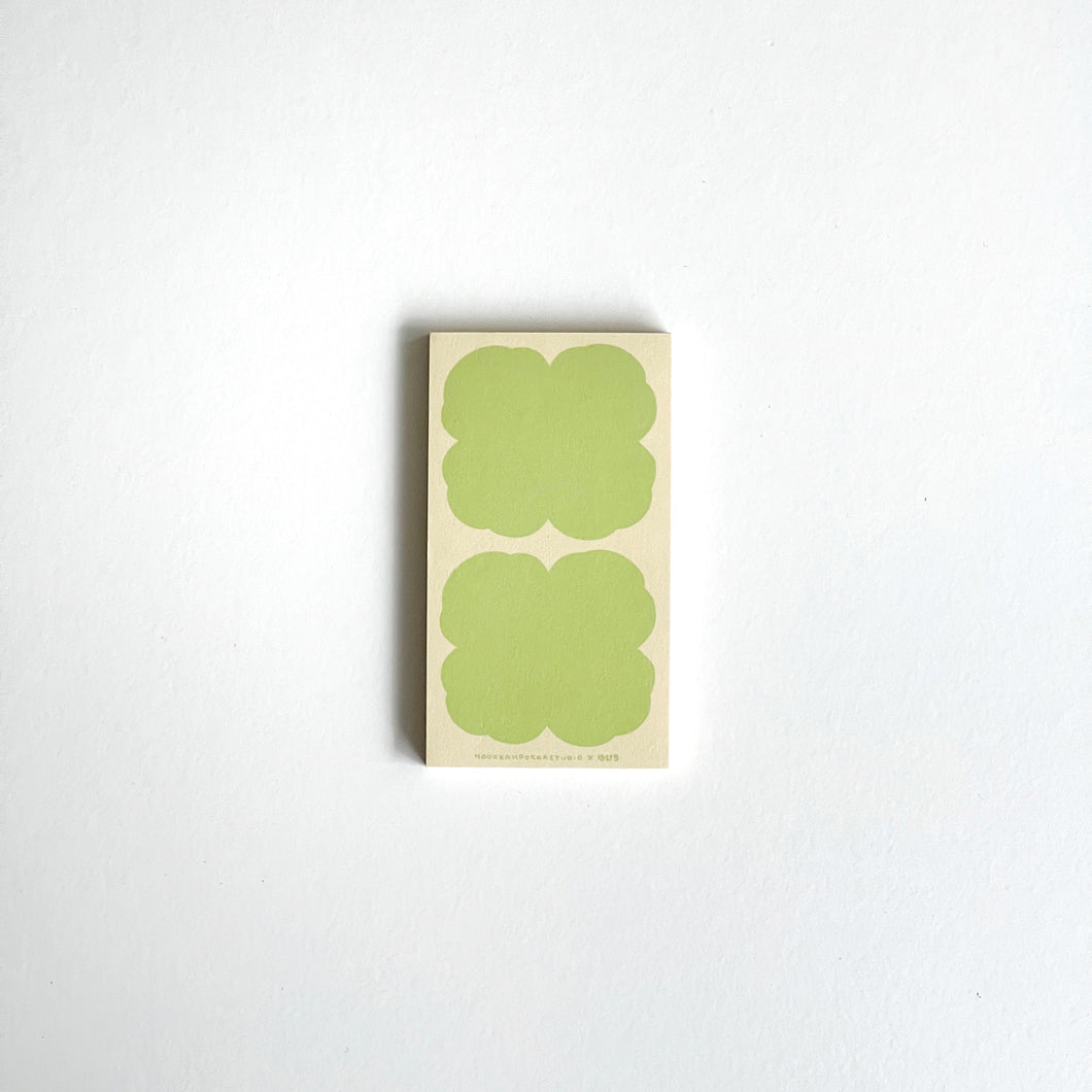 Cloud Clover Mini Memo Pad