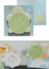 Load image into Gallery viewer, Melon Pan Turtle Sticky Memo Pad

