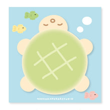 Load image into Gallery viewer, Melon Pan Turtle Sticky Memo Pad
