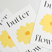 Load image into Gallery viewer, A4 Flower Poster - BUTTER
