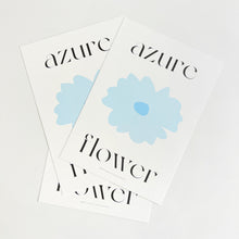 Load image into Gallery viewer, A4 Flower Poster - AZURE

