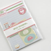Load image into Gallery viewer, Muu Konbini Letter Set
