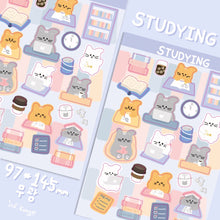 Load image into Gallery viewer, STUDYING STICKER
