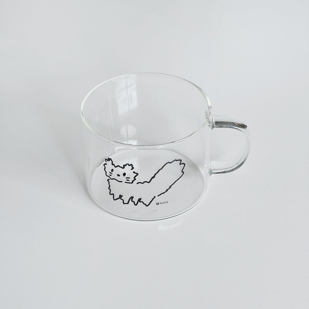 Meoww Flat Cereal Cup (Heat Resistant)