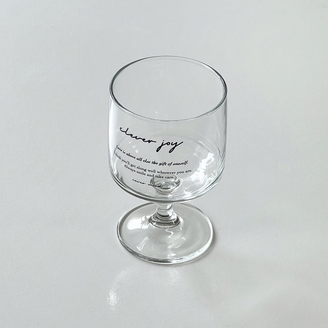 Lettering Goblet Cup