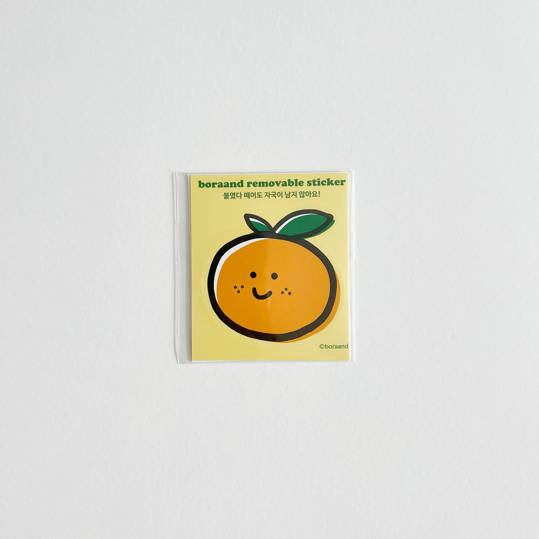 Tangerine Removable Sticker (2ea)
