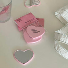 Load image into Gallery viewer, *RESTOCK* Happy Hour Heart Mini Hand Mirror
