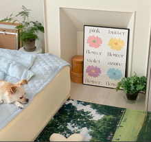 Load image into Gallery viewer, A4 Flower Poster - AZURE
