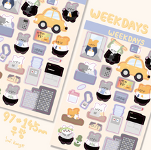 Load image into Gallery viewer, WEEKDAYS STICKER

