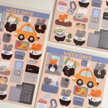 Load image into Gallery viewer, WEEKDAYS STICKER

