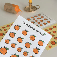Load image into Gallery viewer, Tangerine Sticker (2ea)
