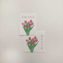 Load image into Gallery viewer, Flower Postcard Set (Tulip)
