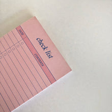 Load image into Gallery viewer, Vintage Pink Memo Pad
