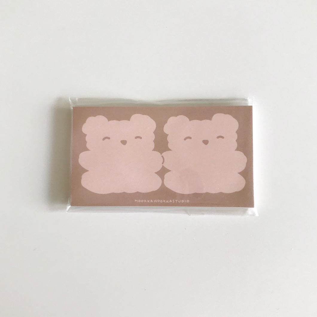 Bear Friends Mini Memo Pad