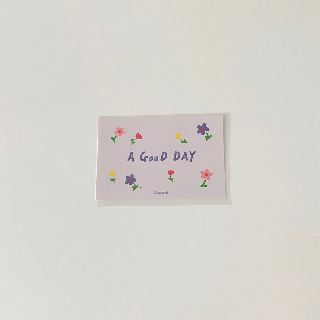 'A Good Day' Postcard