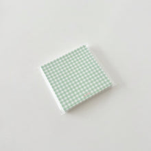 Load image into Gallery viewer, Gingham Memo Pad - MINT
