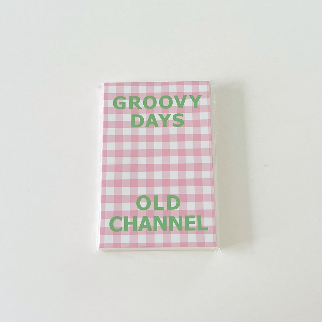 Groovy Days Diary - GINGHAM PINK